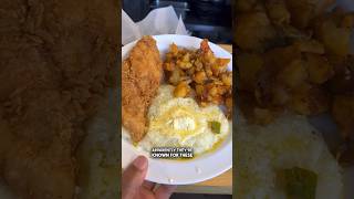 Turkey Chops Catfish n’ Gritz 🤤 foodie losangeles food restaurant foodreview foodvlog eat [upl. by Lynch375]