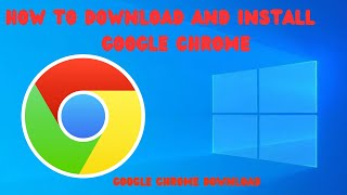 How to download and install google chrome [upl. by Rainger]