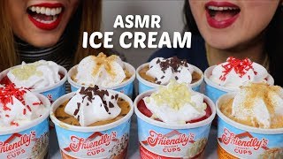 ASMR ICE CREAM DESSERT CUPS 아이스크림 리얼사운드 먹방 アイスクリーム 冰淇淋 Kem cây  KimampLiz ASMR [upl. by Lyons]