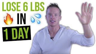 5 Steps On How To Lose Water Weight In One Day 6 POUNDS  LiveLeanTV [upl. by Roch]