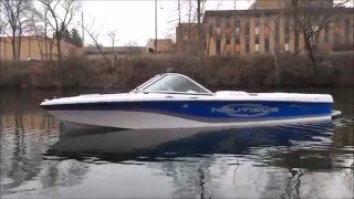 2005 Ski Nautique 206 Vapor Blue Silver Cloud Graphite Grey On Water [upl. by Valerian714]