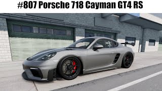 West Coast Trial Porsche 718 Cayman GT4 RS Beamng Drive [upl. by Souza]