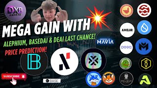 🔥3 HUGE Cryptos LIFECHANGING GAINS 🚀💸 Alephium BasedAI DEAI Predictions  The Rugged Kid Story🔥 [upl. by Eisdnil702]