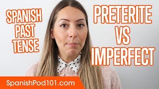 Spanish Past Tense Preterite vs Imperfect [upl. by Eelessej]