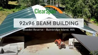 ClearSpan Compost Building – Bloedel Reserve – Bainbridge Island WA [upl. by Dulci]