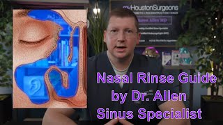 How To Rinse Your Nose Properly  Everything You Need To Know  Dr Allen  Sinus Specialist [upl. by Irami]