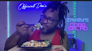 ZAXBY’S COBB SALAD MUCKBANG [upl. by Romaine]