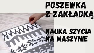 JAK USZYĆ POSZEWKĘ NA PODUSZKĘ [upl. by Ahsan361]