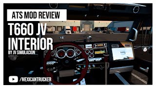 ATS Mod Review  KW T660 by JV Mods  Revisión del Interior [upl. by Aleak]