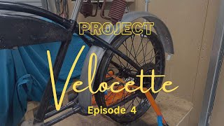 Project Velocette  Ep 4  New Mud Guards [upl. by Sined]