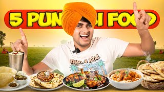 Trying Top 5 Punjabi Food [upl. by Schwerin995]