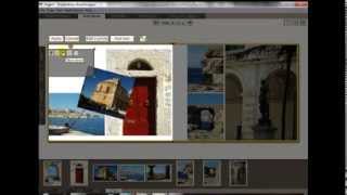 Advance page layout  PhotoInPress BookDesigner [upl. by Hakkeber]