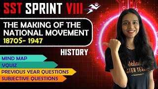 The Making of the National Movement 1870s1947  CBSE Class 8 History  Final Exam by Surabhi mam [upl. by Carney950]