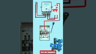 Electric manual changeover switch connection how to changeover connection shots [upl. by Yesmar637]