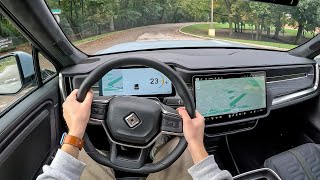 2025 Rivian R1S Adventure Performance Dual Motor  POV Test Drive Binaural Audio [upl. by Auohp]