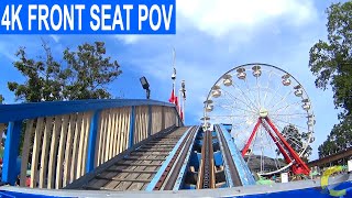 Kiddy Coaster 4K Front Seat On Ride POV Playland Park Rye NY [upl. by Vonni]