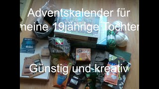 Günstiger Adventskalender für meine 19 jährige Tochter mit vielen kreativen Sachen [upl. by Tnilf]