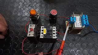 EXPLICACIÓN DEL CIRCUITO DE ENCLAVAMIENTO DE UN CONTACTOR [upl. by Aviva]