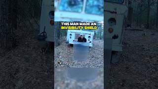 Man Creates an Invisibility Shield Using Lenticular Lenses [upl. by Sisi478]