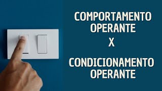 Diferenças entre comportamento operante e condicionamento operante [upl. by Cheshire]