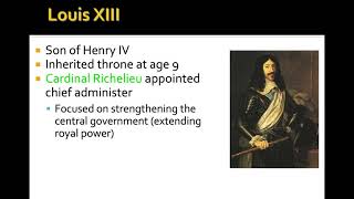 Chapter 5 Absolutism in France and Louis XIV [upl. by Nlycaj181]