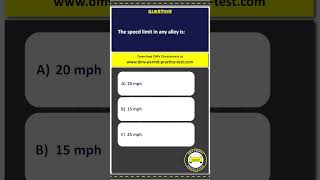 CA DMV WRITTEN TEST 4 dmvwrittentest californiadrivingtest drivingtest [upl. by Rehptosirhc942]