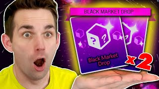 DOUBLE BLACK MARKET CRATE OPENING LUCK INSANE 75 RL Drop Opening [upl. by Baldwin]