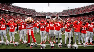 Ohio State celebrates top5 win vs Indiana with Carmen Ohio [upl. by Akemeuwkuhc]