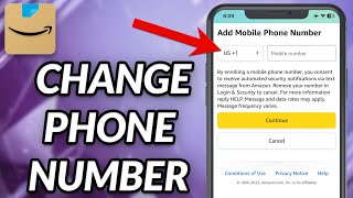 How To Change Phone Number On Amazon Account [upl. by Udelle]