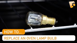 How to Replace a Hotpoint Oven Lamp Bulb [upl. by Ynalem]