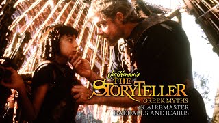 The Storyteller Greek Myths 1991  E01  Daedalus and Icarus  4K AI Remaster [upl. by Alarice]