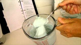 Making Spearmint and Pumice Pedi Scrub [upl. by Newbill]