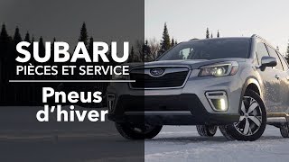 Pneus d’hiver Subaru [upl. by Harleigh596]