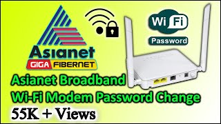 How to change Asianet Broadband WiFi Password  Step by step [upl. by Gwendolyn336]