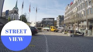 STREET VIEW Herisau in Appenzell in SWITZERLAND [upl. by Anilad]