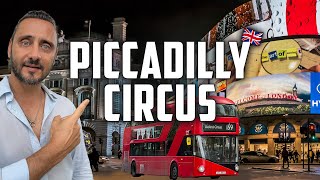 Piccadilly Circus London Ultimate Travel Guide Vlog 2024 [upl. by Gisela]