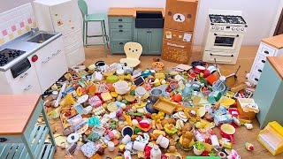 Miniature kitchen set installation ASMR [upl. by Yknarf]