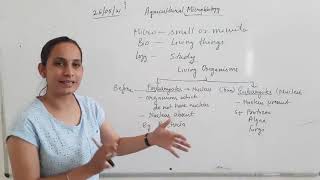 Introduction to Agriculture Microbiology lec01 [upl. by Karmen]