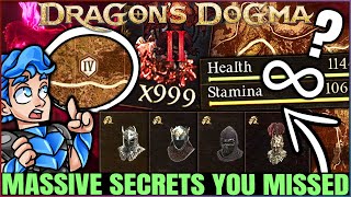 Dragons Dogma 2  Dont RUIN Your Endgame  26 BIG Unmoored World Secrets  INFINITE Health amp More [upl. by Fabiano]