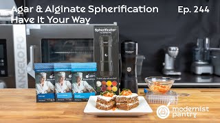 WTF Agar amp Alginate Spherification Have It Your Way WTF  Ep 244 [upl. by Otsenre]