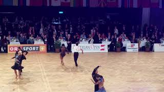 WDSF World Championships Latin 2017 Vienna Guillem Pascual amp Rosa Carne Paso Doble [upl. by Adnhoj]