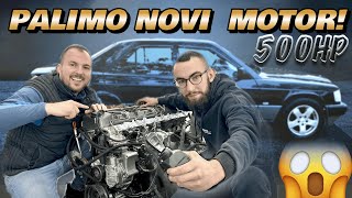 UPALJEN 500HP DIZEL MOTOR ULIVA STRAH U KOSTI Mercedes 190D OM606 PROJEKAT [upl. by Hinze179]