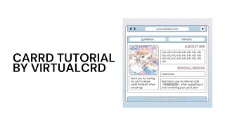 carrd tutorial — © finderqirl NON PRO [upl. by Ecirp]