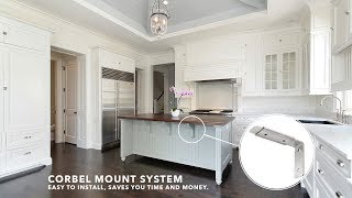 HOWTO Install the Corbel Mount System Easy to Install SAVES TIME amp MONEY [upl. by Garold]