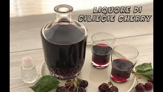 Liquore di ciliegie cherry FATTO IN CASA [upl. by Cyrillus374]