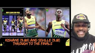 OBLIQUE SEVILLE ROUGH UP NOAH LYLES KISHANE WITH THE FASTEST TIME ONCE AGAIN  MEN SEMIFINALS [upl. by Riess417]