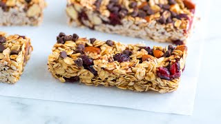 How to Make Soft and Chewy Granola Bars  Homemade Granola Bar Recipe [upl. by Rockey]