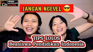 TIPS LOLOS BPI  Beasiswa Pendidikan Indonesia [upl. by Aralk251]