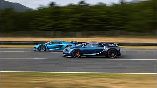 Bugatti Chiron SS Vs Koenigsegg Jesko Absolut Vs Agera RS Vs Bugatti Chiron DRAG RACE 1 Mile [upl. by Torosian137]