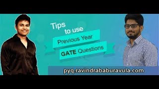 GATE Preparation How to use Previous Year GATE Questions effectively  Ravindrababu Ravula [upl. by Vita]